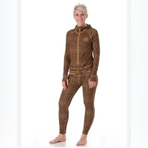 Airblaster womens hooded animal print ninja suit size small